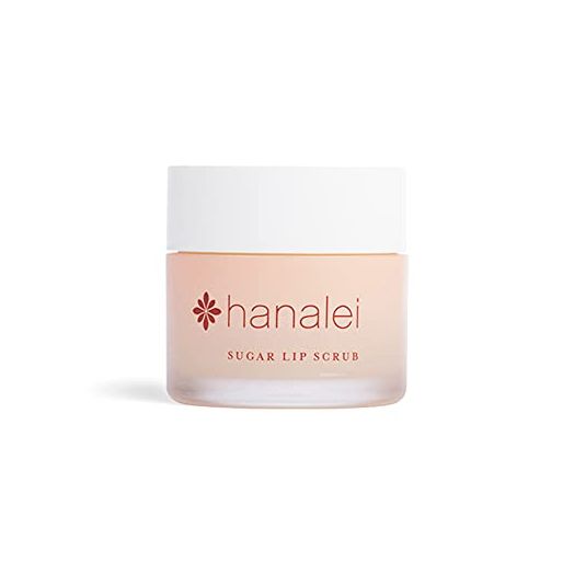 Vegan and Cruelty-Free Sugar Lip Scrub Exfoliator by Hanalei – Made with Hawaiian Cane Sugar, Kukui Oil, and Shea Butter to Exfoliate, Smooth, and Brighten Lips Made in the USA (22 g)