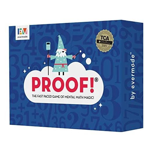 Proof! Math Game, The Fast Paced Game of Mental Math Magic, Ages 9