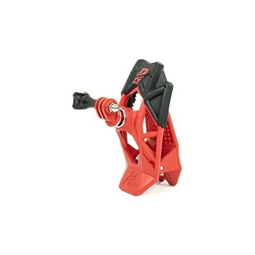 Dango Design Gripper Mount - Universal Clamp Mount for Action Cameras, Use as a Mount on Motorcycles, Powersports Helmets & More - Ripper Red