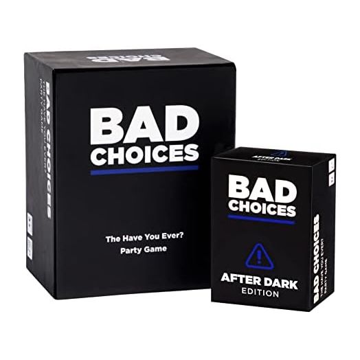 BAD CHOICES Party Game + After Dark Edition Set - Hilarious Adult Card Game for Friends, Fun Parties and Board Games Night with Your Group