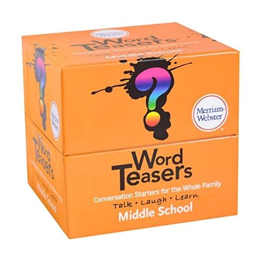 Middle School - Vocabulary Game for Kids 10-13 - Fun Family Conversation Starters - Reading Games for Middle School - 150 Vocabulary Flash Cards/Conversation Cards