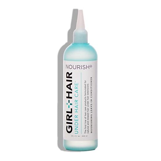 GIRL+HAIR Nourish+ Moisturizing Leave-In Conditioner, Deep Conditioning Treatment made with Shea Butter, Tea Tree Oil