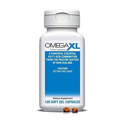 OmegaXL Natural Joint & Muscle Health, Mobility Support Supplement – Supports a Healthy Inflammatory Response - 30+ Fatty Acids from Green-Lipped Mussels - 120 Softgels