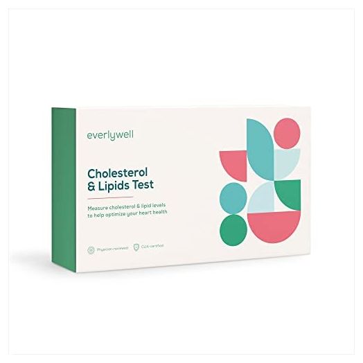 Everlywell Cholesterol and Lipids Test - at-Home Collection Kit - Accurate Results from a CLIA-Certified Lab Within Days - Ages 18+