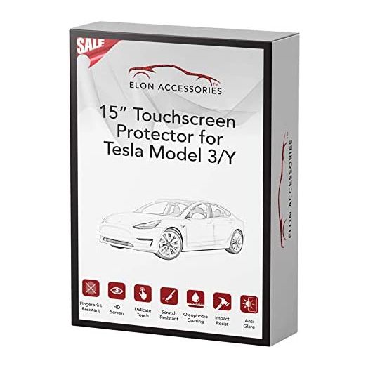 2022 & 2021 Tesla Model Y Screen Protector and Tesla Model 3 Screen Protector: Matte Tempered Glass, Perfect Fit, Easy & Bubble-Free Installation, Scratch & Fingerprint Resistant and No Glare