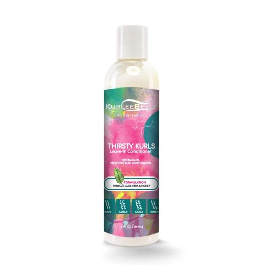 Kurlee Belle Thirsty Kurls Leave In Conditioner, 8 fl oz