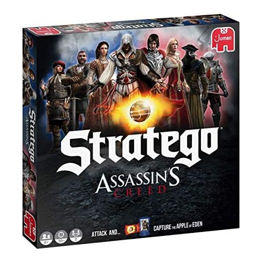 Jumbo, Stratego - Assassin's Creed, Strategy Board Game, 2 Players, Ages 8 Year Plus