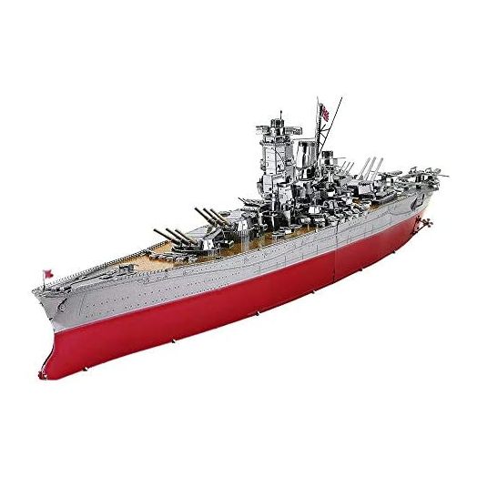 Piececool 3D Metal Puzzle Military Watercraft Model Kits, Yamato Battleship Metal Model Building Kit for Adults, Brain Teaser DIY Hobbies for Men, for Teens Boys, 245 Pcs