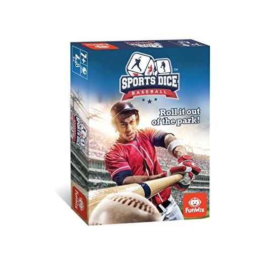 FoxMind Games: Sports Dice, Baseball, Roll it out of the Park, Easy to Learn, Fun to Play, Play with Up to 4 Players, For Ages 7 and up