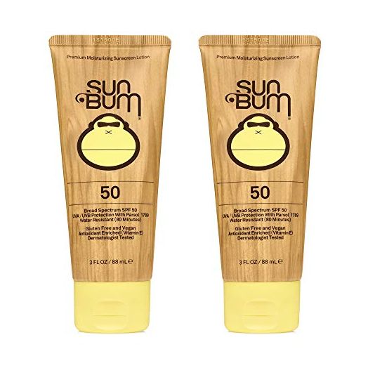 Sun Bum Sun Bum Original Spf 50 Sunscreen Lotion Vegan and Reef Friendly (octinoxate & Oxybenzone Free) Broad Spectrum Moisturizing Uva/uvb Sunscreen With Vitamin E 3 Ounce 2 Pack