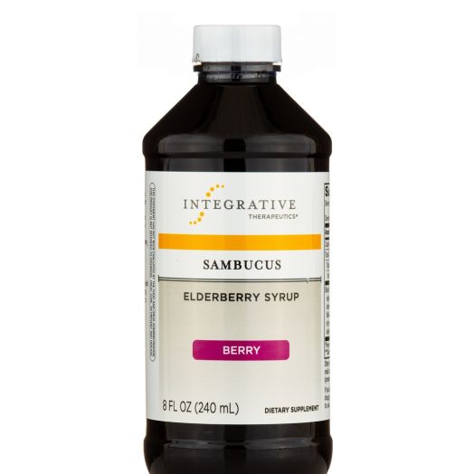 Integrative Therapeutics Sambucus Black Elderberry Syrup, Berry Flavor - 8 fl. oz (240 ml)