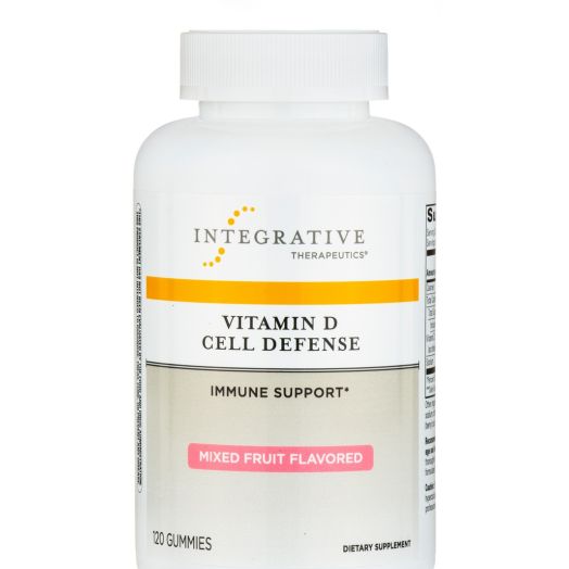 Integrative Therapeutics Vitamin D Cell Defense, Mixed Fruit Flavored - 120 Gummies