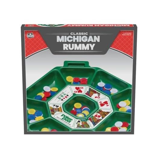 Michigan Rummy - The Perfect Blend of Rummy and Poker for an Entirely New Game Experience (Amazon Exclusive) by Goliath