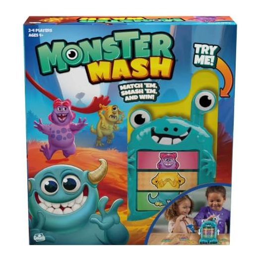 Goliath Monster Mash Game - Fast-Paced Card Game - Be First to Smash The Matching Monster Card, 2-4 Players, Ages 4 and Up