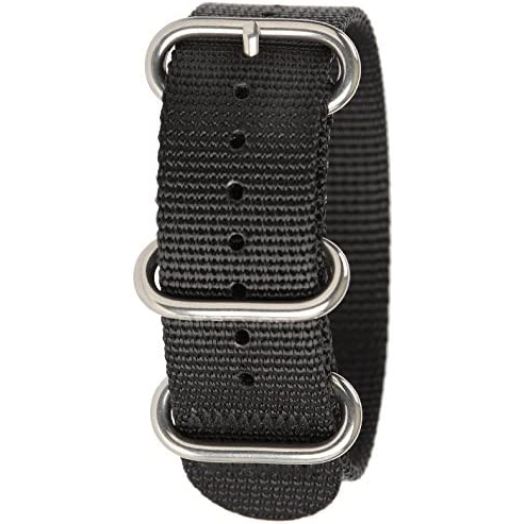 Bertucci DX3 B-183 Black 22mm Nylon Watch Band