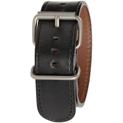 Bertucci 1" Montanaro Horween Apex Black Watch Band #B155M