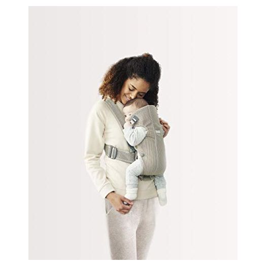 BABYBJÖRN Baby Carrier Mini, 3D Mesh, Greige