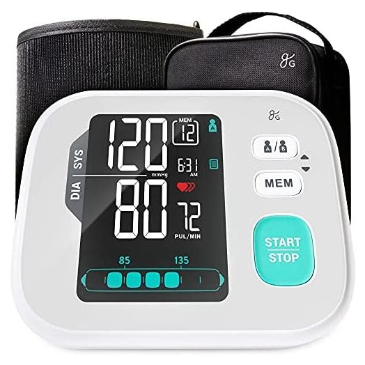 Greater Goods Blood Pressure Monitor - Pro-Series, Upper Arm with Large Backlit LCD, Premium Hardware