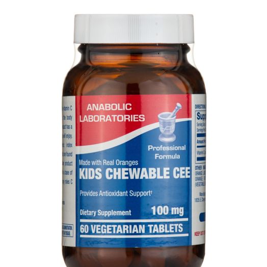 Anabolic Laboratories Kids Chewable Cee, Orange Flavor - 60 Vegetarian Tablets