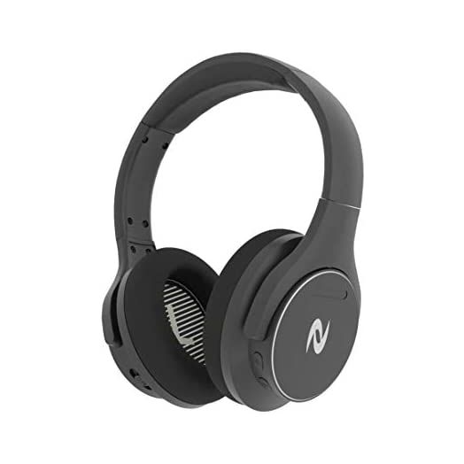 Nuvelon ONE Active Noise Canceling Headphones with Adjustable Bass, Wireless Over-Ear Bluetooth Headphones