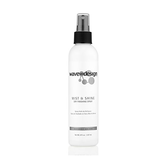 Design Essentials Wave By Design Mist & Shine Dry Finishing Spray, Moisturizes & Add Shine, 8 Oz