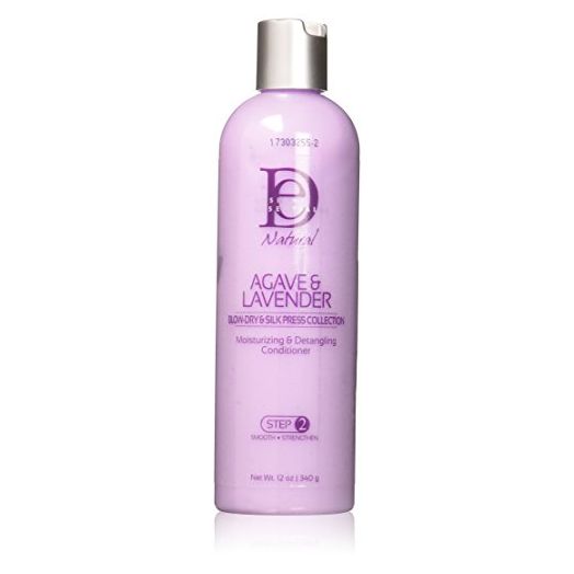 Design Essentials Agave & Lavender Moisturizing & Detangling Conditioner-Blow-Dry & Silk Press Collection, 12oz