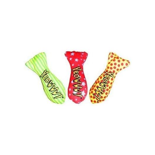 3X Yeowww 100% Organic Catnip Stinkies Sardines