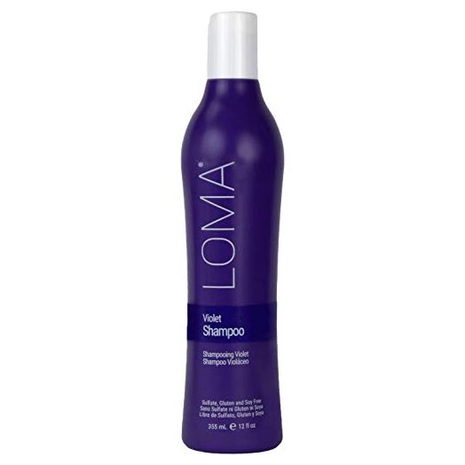 Loma Hair Care Violet Shampoo, Vanilla Bean/Blood Orange