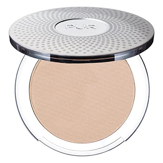 PÜR 4-in-1 Pressed Mineral Makeup SPF 15 Powder Foundation with Concealer & Finishing Powder- Medium to Full Coverage Foundation- Mineral-Based Powder- Cruelty-Free & Vegan Friendly