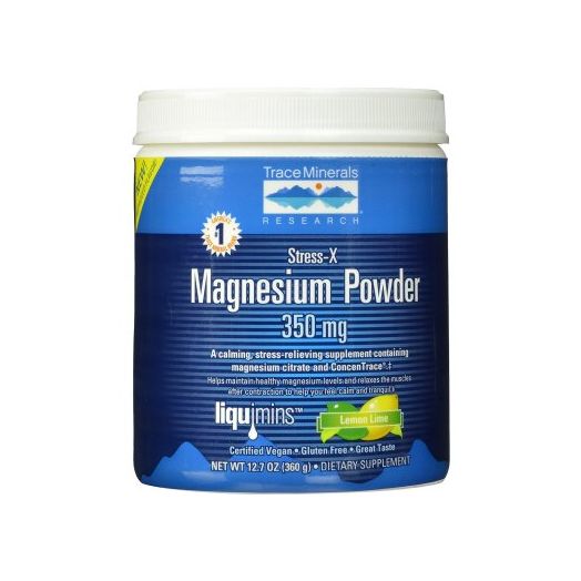 Trace Minerals Research - Stress-X Magnesium Powder- Citrate - 12.7 oz