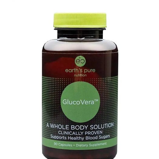 Trace Minerals Research GlucoVera - 90 Capsules