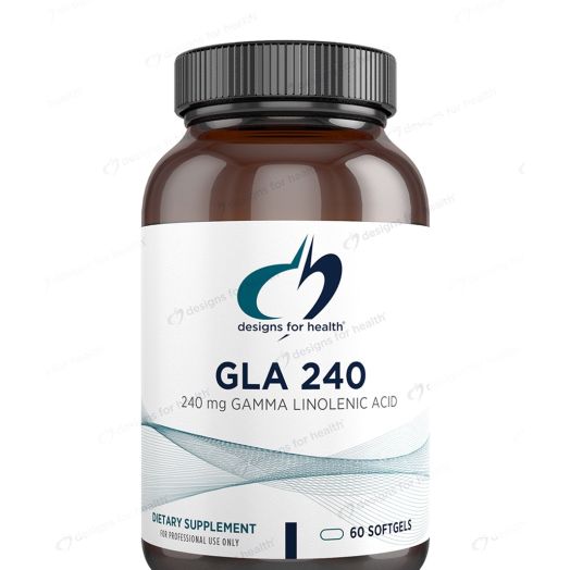 Designs for Health GLA 240 (Gamma-Linolenic Acid) - 60 Softgels