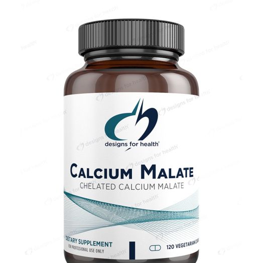 Designs for Health Calcium Malate - 120 Vegetarian Capsules