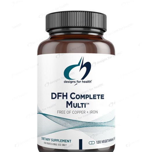 Designs for Health DFH Complete Multi Free of Copper + Iron - 120 Vegetarian Capsules
