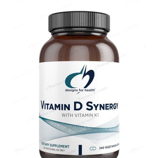 Designs for Health Vitamin D Synergy with Vitamin K1 - 240 Vegetarian Capsules