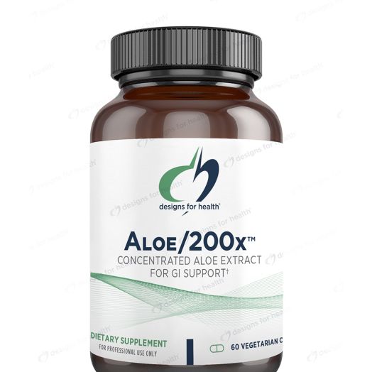 Designs for Health Aloe/200x - 60 Vegetarian Capsules