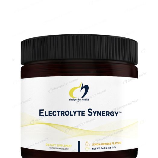 Designs for Health Electrolyte Synergy, Lemon Orange Flavor - 8.5 oz (240 Grams)