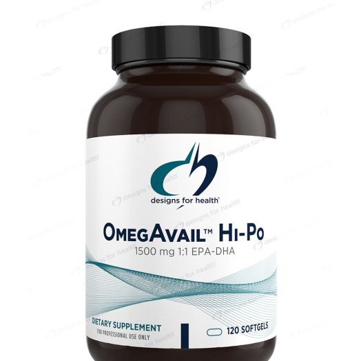 Designs for Health OmegAvail Hi-Po - 120 Softgels