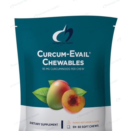 Designs for Health Curcum-Evail Chewables, Mango Nectarine Flavor - 60 Soft Chews