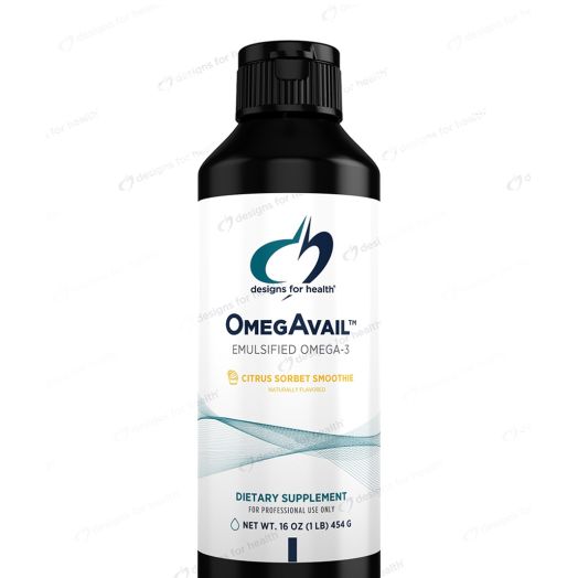 Designs for Health OmegAvail Citrus Sorbet Smoothie - 16 oz (454 Grams)