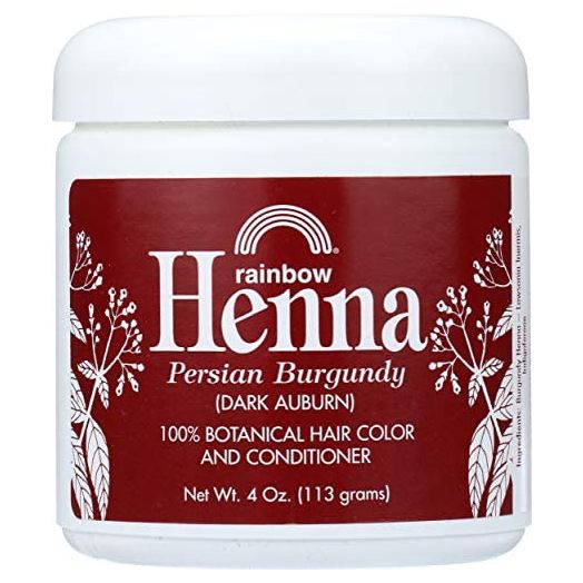 Rainbow Research Henna Hair Color and Conditioner, Persian Burgundy Dark Auburn, 4 Ounce
