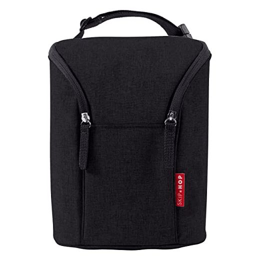 Skip Hop Baby Bottle Bag, Grab & Go, Black