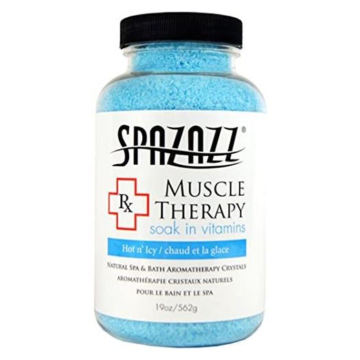 Spazazz SPZ-601 RX Therapy Crystals Container Bath Minerals, 19-Ounce, Muscular Therapy Hot N' Icy