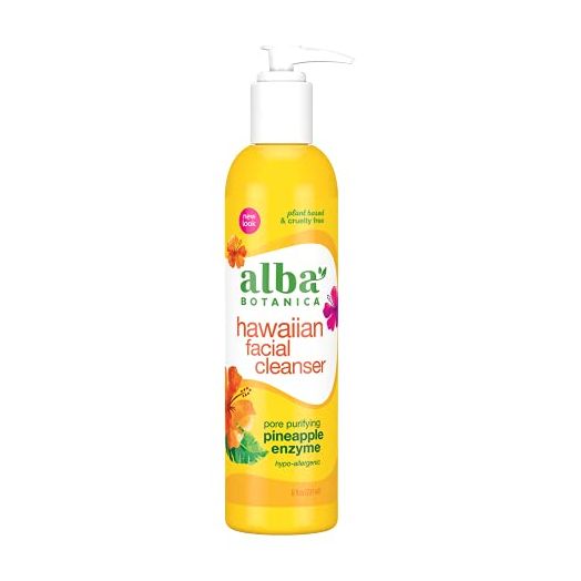 Alba Botanica Hawaiian Facial Cleanser, Pore Purifying Pineapple Enzyme, 8 Oz