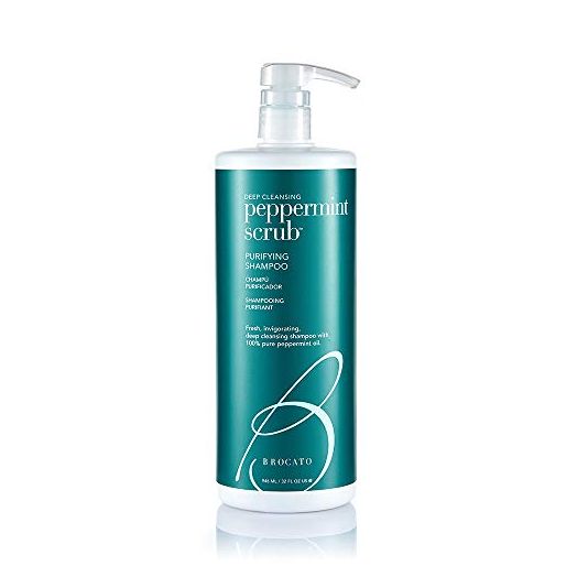 Brocato Peppermint Scrub Purifying Shampoo, Oily to Normal Hair, 32oz