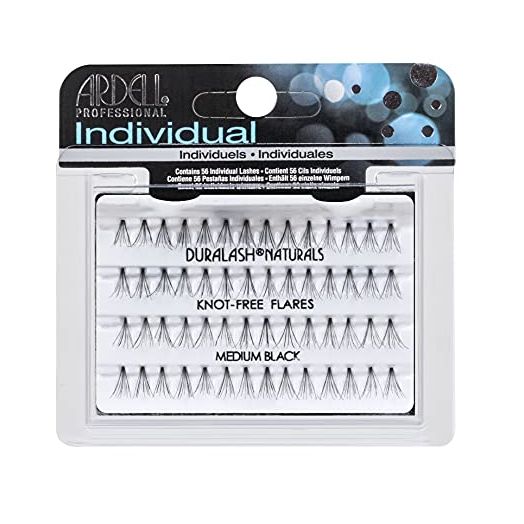 Ardell Duralash Naturals Flares Knot-free Medium Black (56 Lashes) (Case of 6)