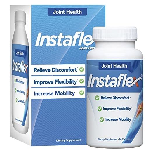 Instaflex Joint Support - Clinically Studied Joint Relief Blend of Glucosamine, MSM, White Willow, Turmeric, Ginger, Cayenne, Hyaluronic Acid - 90 Capsules