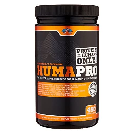 ALR Industries Humapro Tabs, Protein Matrix Formulated for Humans, Waste Less. Gain Lean Muscle, 1087mg, 450 Tabs
