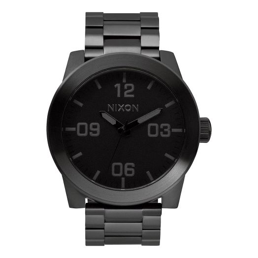 Nixon Corporal SS A346. 100m Water Resistant XL Men’s Watch (48mm Watch Face. 24mm Stainless Steel Band)