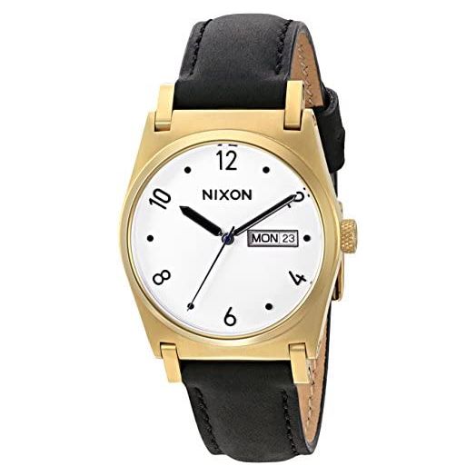 Nixon Women's A955513-00 Jane Leather Analog Display Japanese Quartz Black Watch